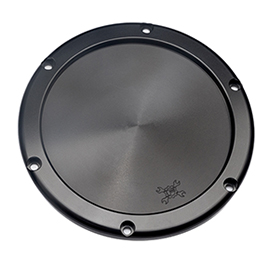 SOLID BA AIR CLEANER COVER, BLACK FINISH