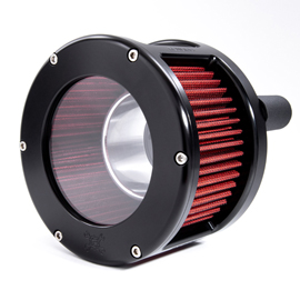 BA Air Cleaner Kit, Race Series tall cage, Black finish