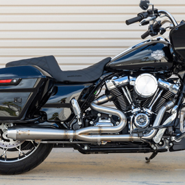 Milwaukee Eight Bagger 2 into 1 Exhaust, shorty Megaphone