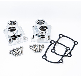 LIFTER BLOCK COVER SET - CHROME