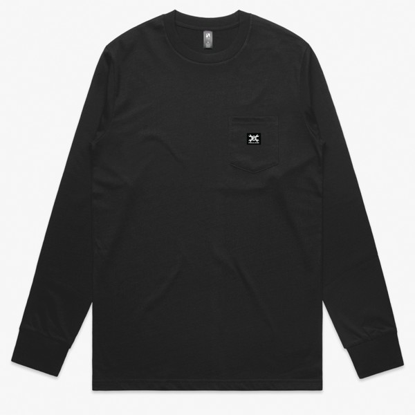 Part#:19303 - PATCH POCKET TEE LS