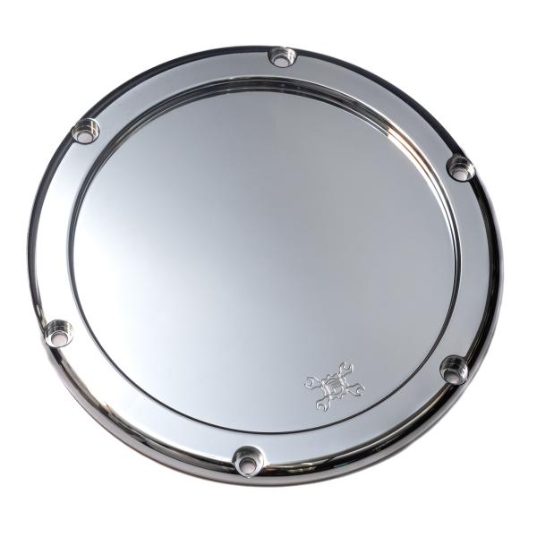 SOLID BA AIR CLEANER COVER, CHROME FINISH