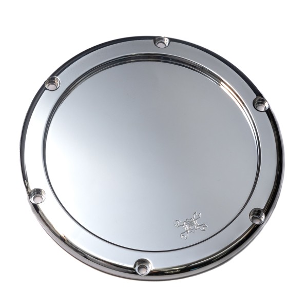 SOLID BA AIR CLEANER COVER, CHROME FINISH