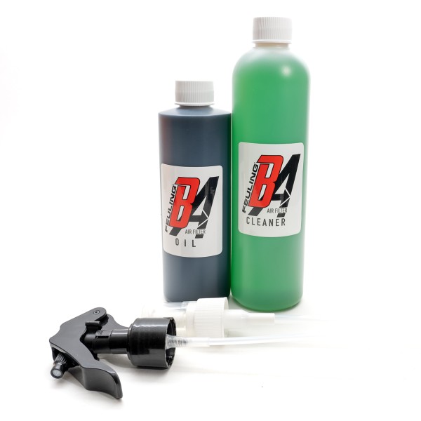 Black Air Filter Oil & Cleaner Kit