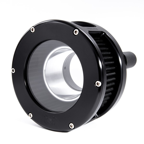 BA Air Cleaner Kit, Black finish, Black filter