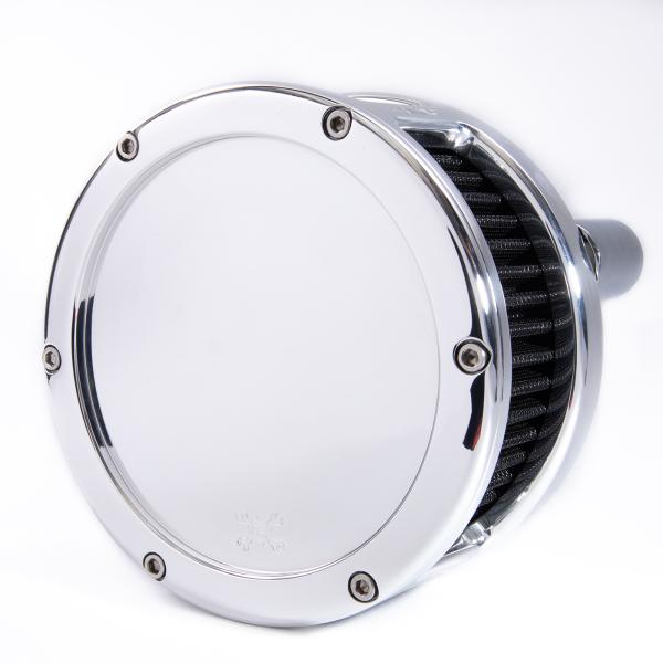 BA Air Cleaner Kit, Chrome finish, Black filter