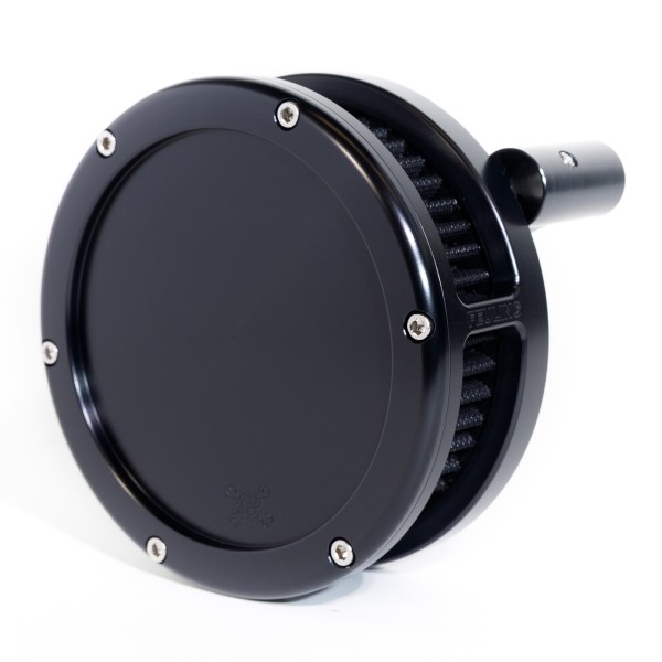 BA Air Cleaner Kit Slim, Black finish, Black filter