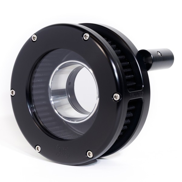 BA Air Cleaner Kit Slim, Black finish, Black filter