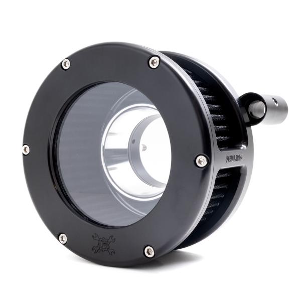 BA Air Cleaner Kit, Black finish, Black filter