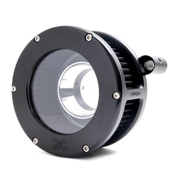 BA Air Cleaner Kit, Black finish, Black filter