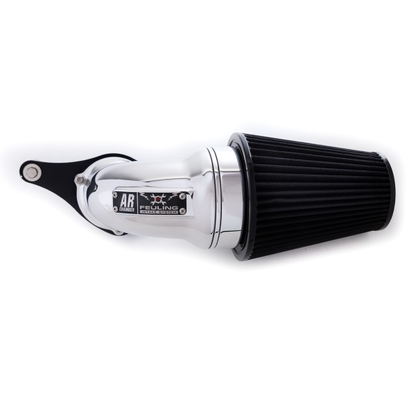 AR Air Cleaner Kit, Polished/Black finish, Black Race Series filter