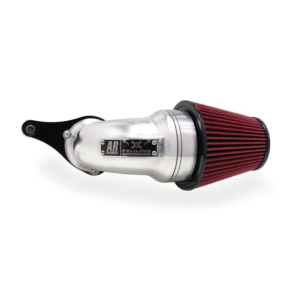 AR Air Cleaner Kit, Polished/Black finish, Red Std. filter