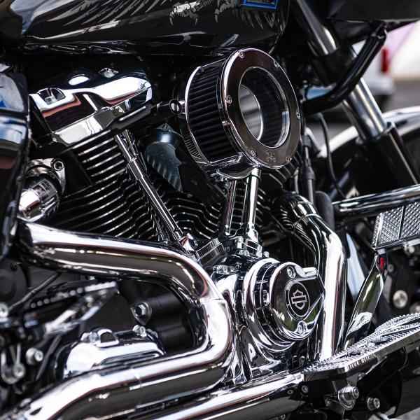 Part#:5920-SP - M8 Shorty System show polished finish (Fits Gen I and Gen II)