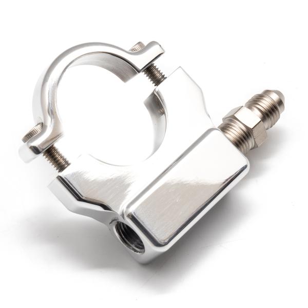 1" HANDLEBAR PSI GAUGE MOUNT - POLISHED