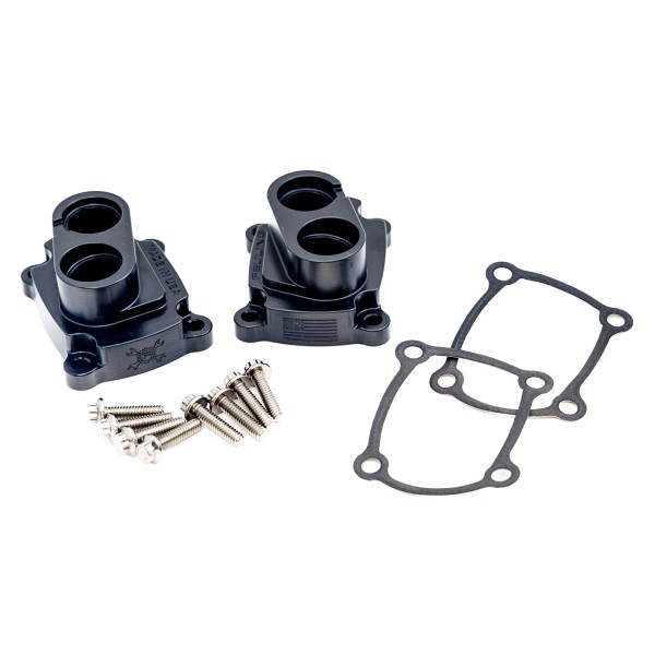 LIFTER BLOCK COVER SET - CHROME